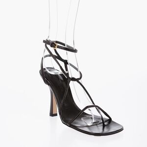 Bottega Veneta LEATHER THE LINE strappy sandals, brand new, size 39,  heels,